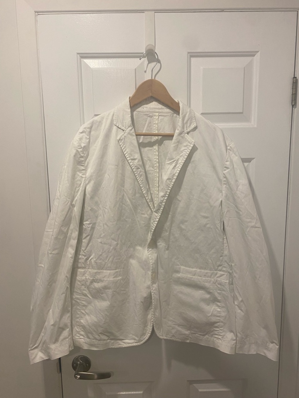 Simons Le 31 White Men's Lightweight Blazer